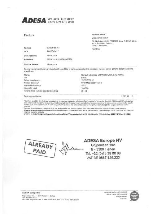 Renault Megane 2 an 2007 Diesel