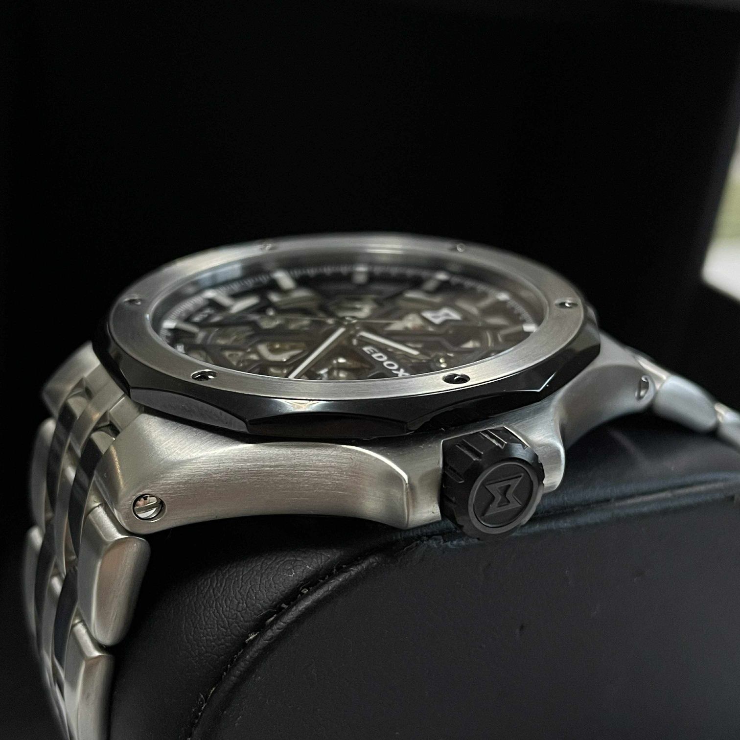 Edox Delfin Mecano Skeleton Automatic