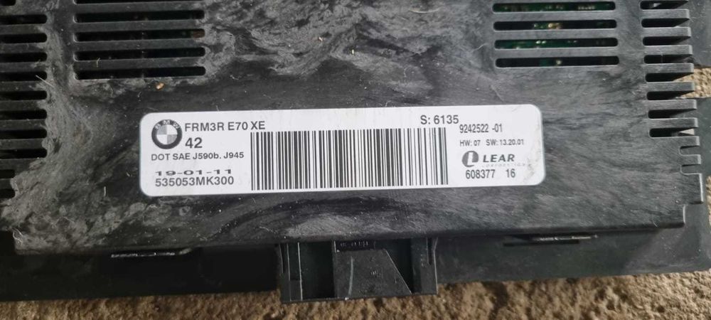 Calculator lumini modul frm BMW X5 X6 E70 E71 cod 9242522 FRM3