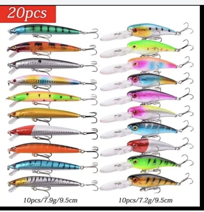 Комплект воблери и блесни