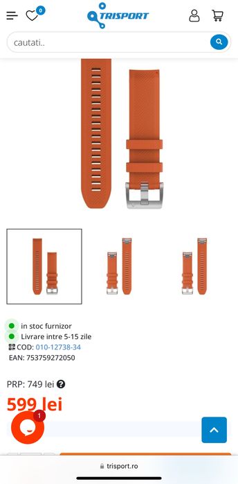 Curea bratara Garmin quickfit 22 originala diferite modele, încărcător