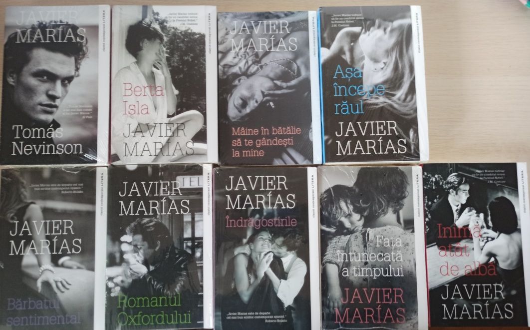 Pachet carti literatura moderna Javier Marias