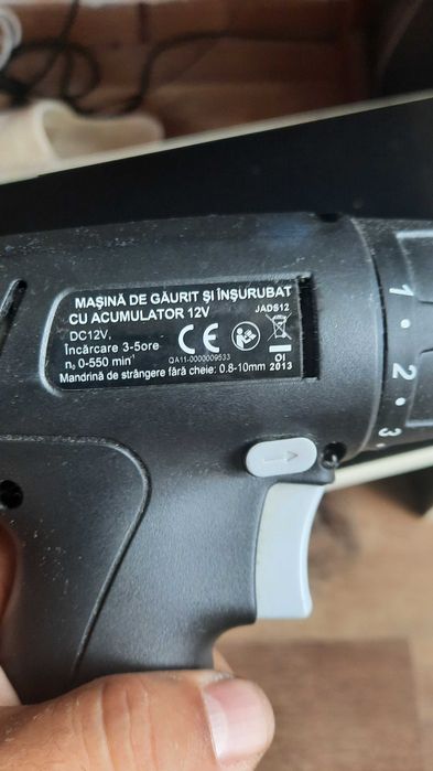 Bormasina cu acumulator 12v