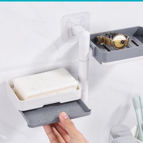сапунерка с вакуум за стена за баня или кухня