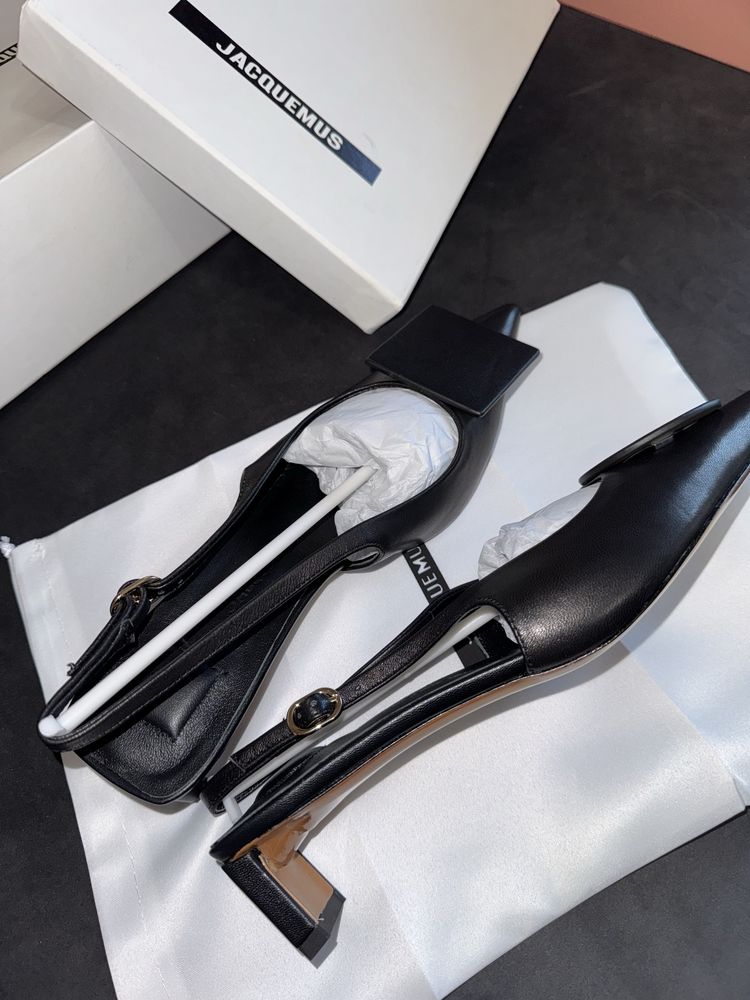 Pantofi Chanel Slingback- piele naturala/marime 39/full box