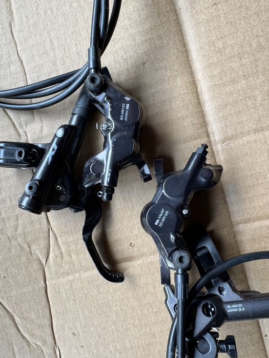 Set frane Shimano XT 4 pistoane  BR-M 8120
