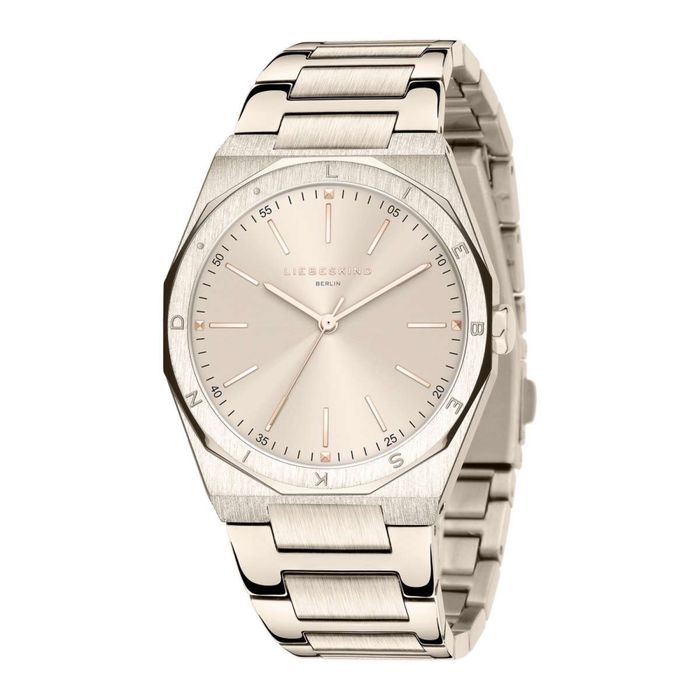 Ceas analogic Liebeskind Berlin auriu-roz