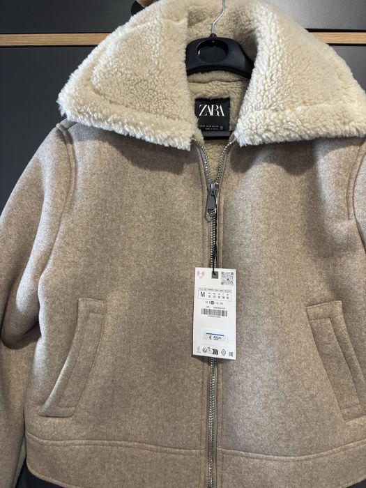 Zara дамско вълнено яке