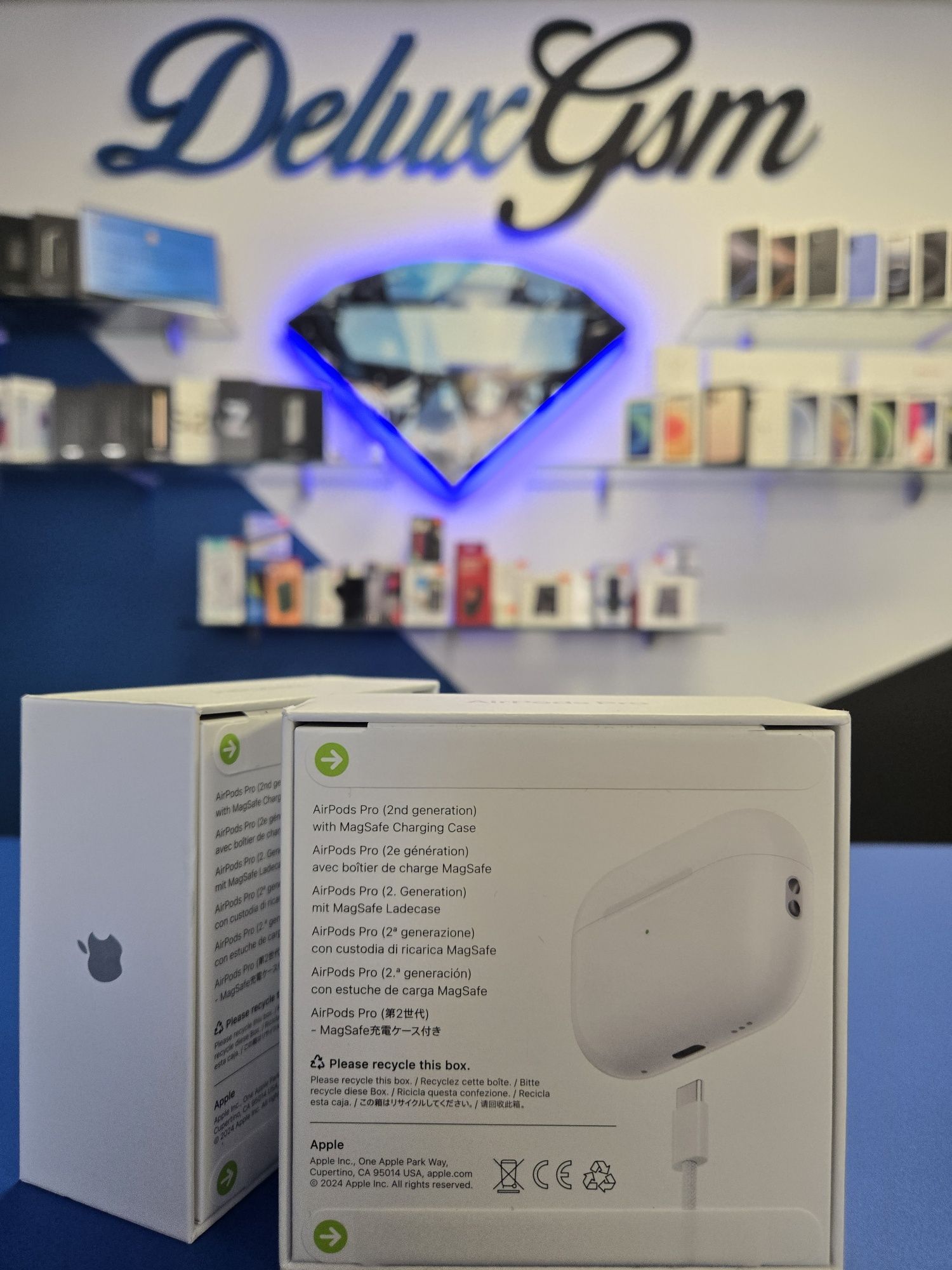 AirPods Pro 2 / MagSafe USB-C / sigilate / DeluxGSM