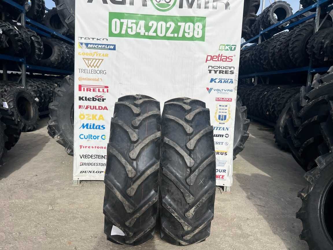 Cauciucuri noi 16.9-24 cu 8 pliuri marca CEAT pentru tractor fata