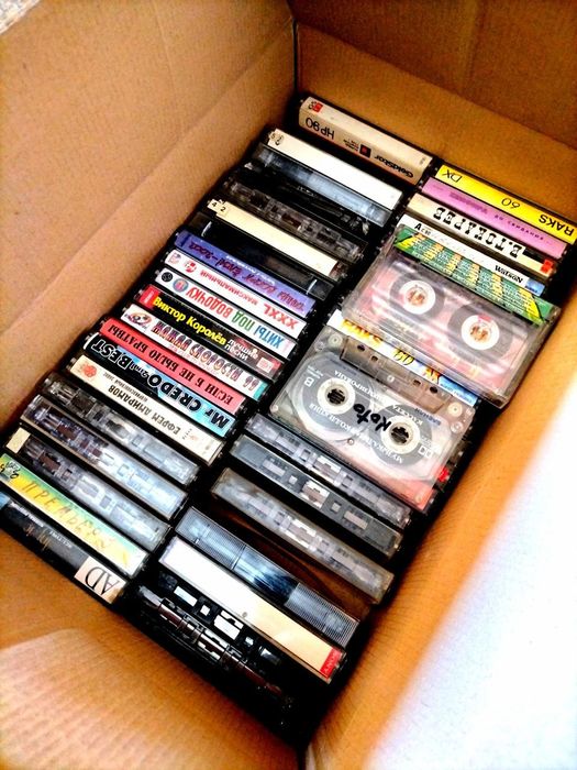 Аудиокассеты б.у