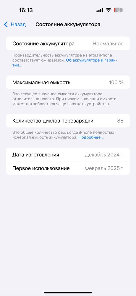 iPhone 16 Pro Max 256Gb 100% АКБ