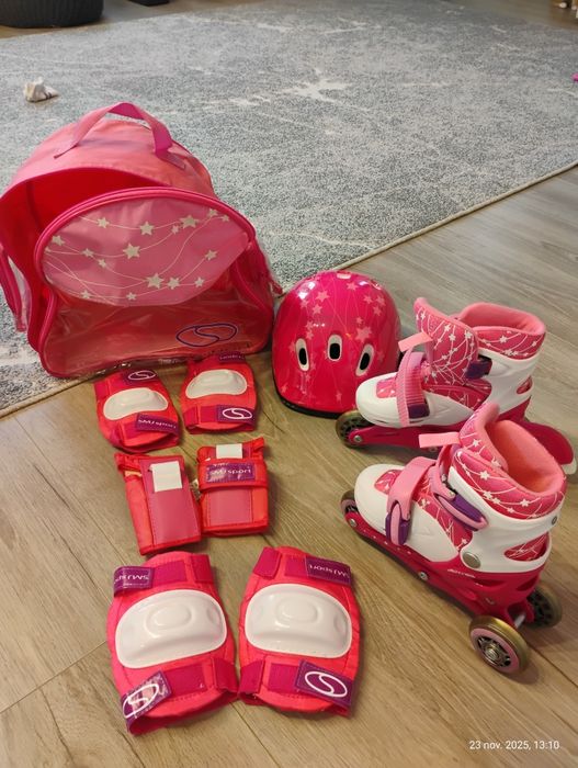 Set complet de role roz ferite mărimeajustabila  26  - 29 NOU