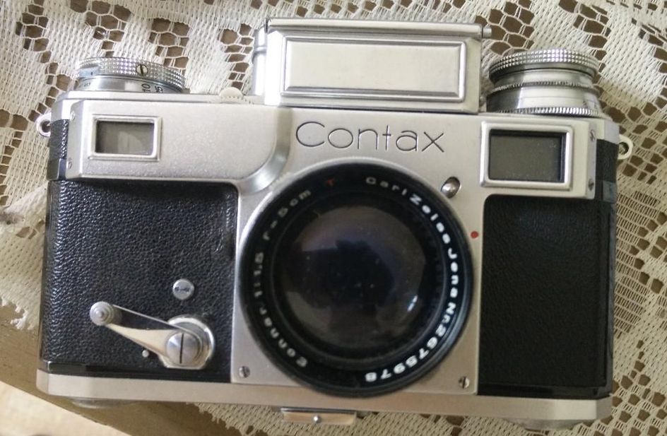 Фотоапарат антика Контакс, Carl Zeiss обектив - Contax III
