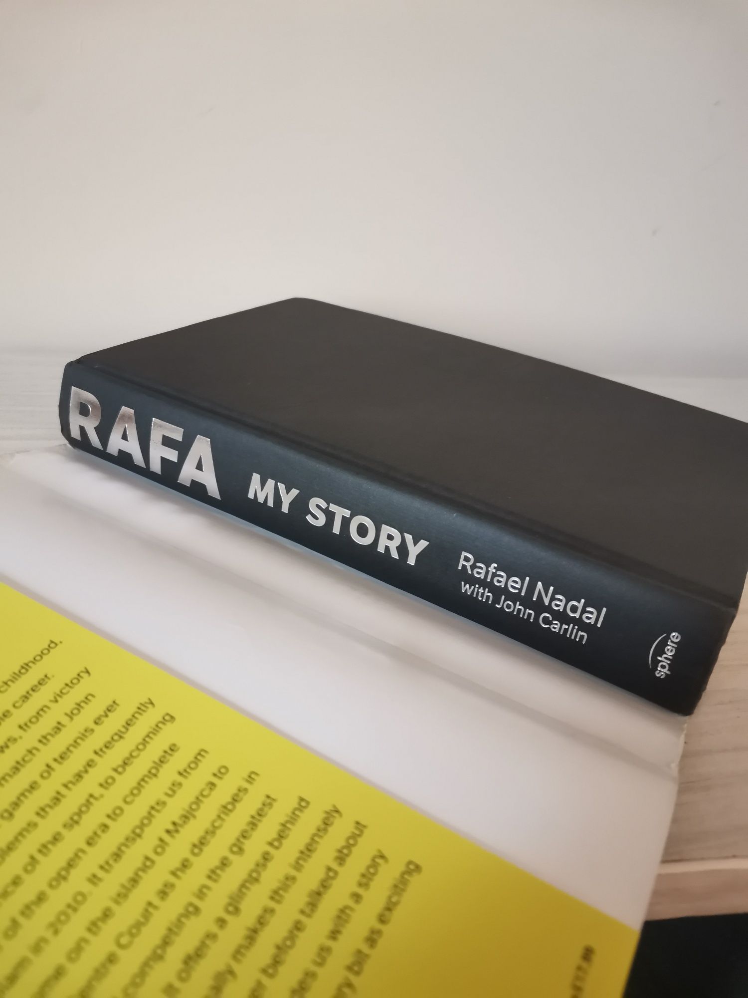Книга автобиография на Рафаел Надал / RAFA / тенис , английски език