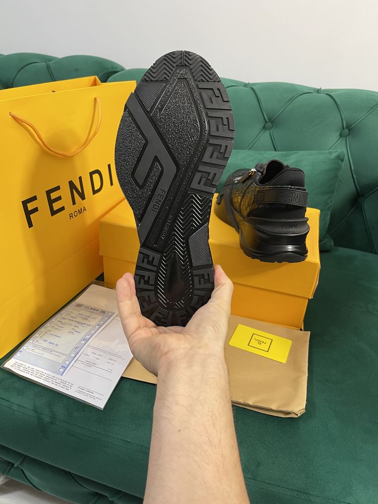 Adidasi Fendi piele naturala 100% colectie noua Full Box