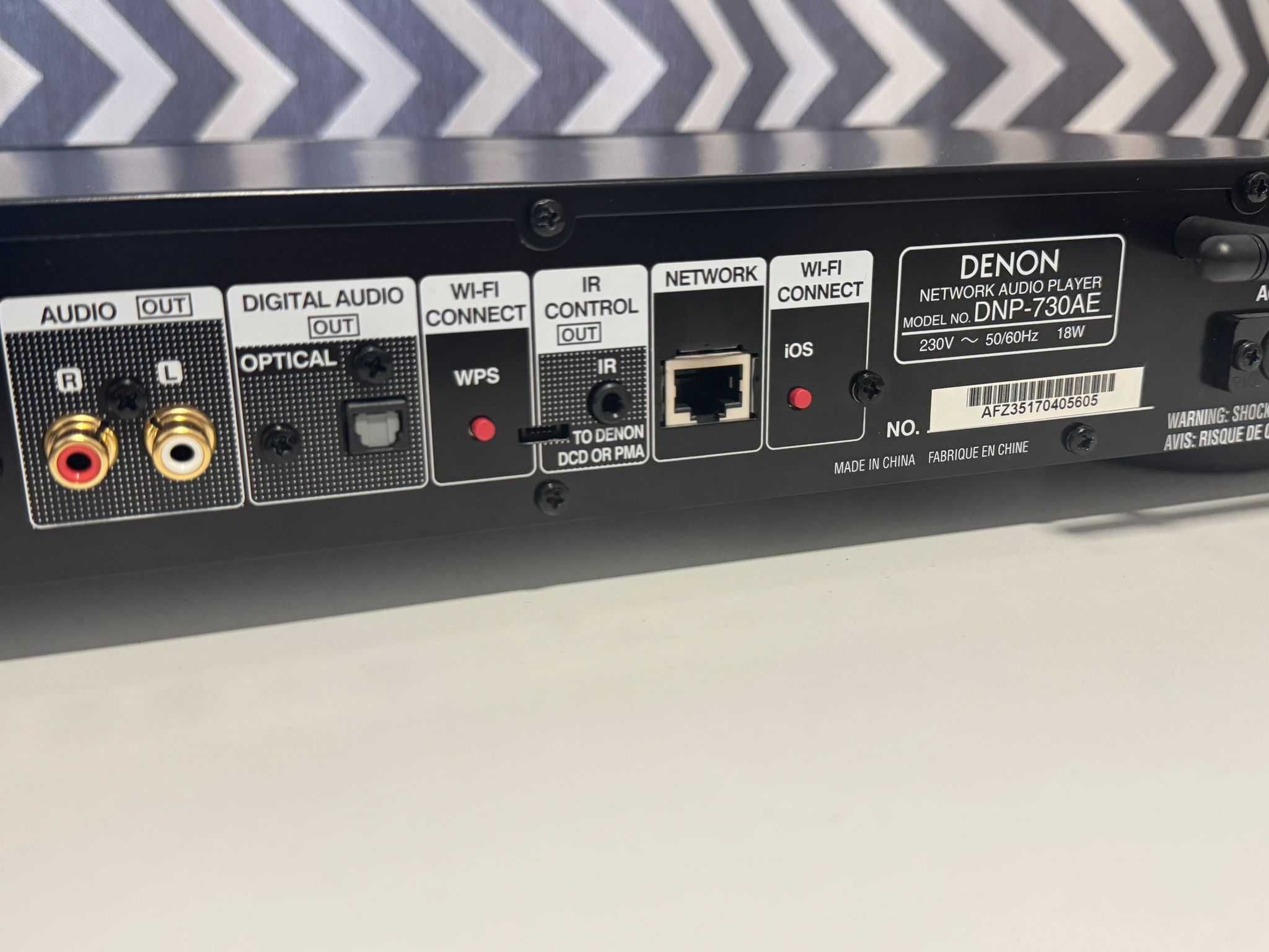 Network Air-Player Denon DNP-730AE, Wireless, USB, Negru NOU
