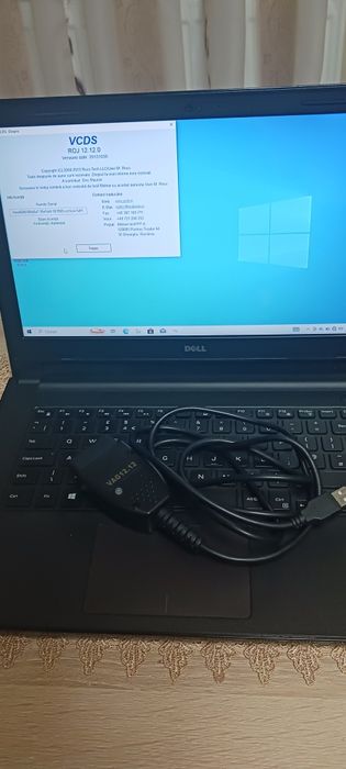 Kit tester auto vcds 2014 și Laptop Dell inspiron 14