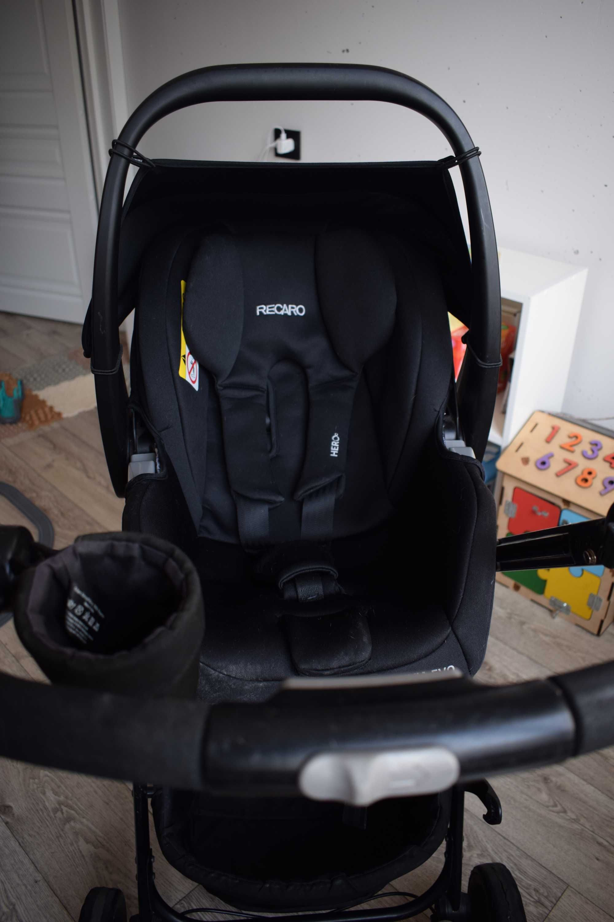 Коляска recaro 3 в 1. Коляска/автокресло.