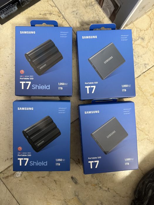 Ssd samsunt t7 1tb simplu sau shield nou sigilat original Cititi anunt