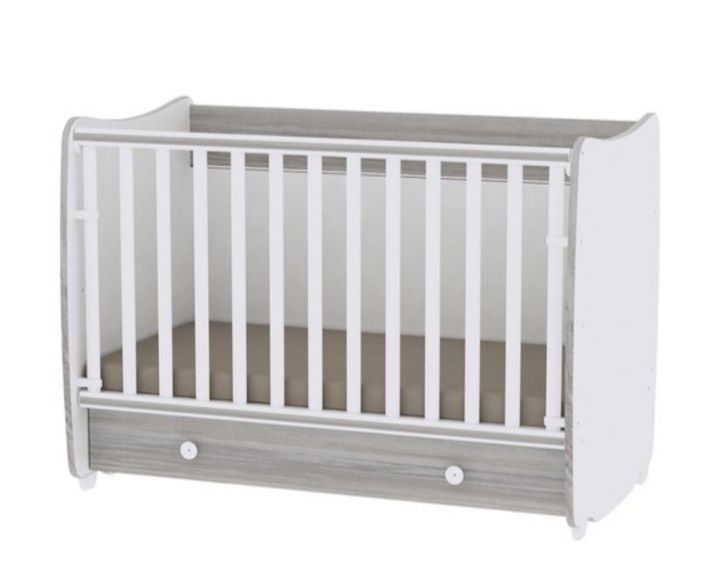 Ново Бебешко легло Lorelli, Dream, Люлеещо се, 60 x 120 см, Бяло