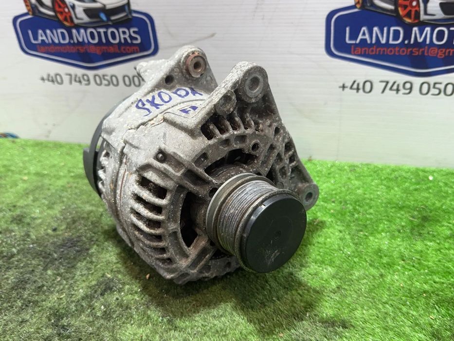 ALTERNATOR SKODA FABIA AMBIENTE II FAB 1.6 DIESEL 2012 COD OEM 06F903023D / 06F903023E / HATCHBACK 2007-2014