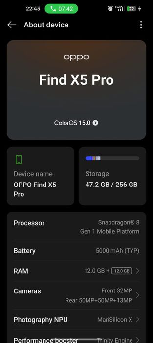 Oppo Find X5 Pro 256/12 gb