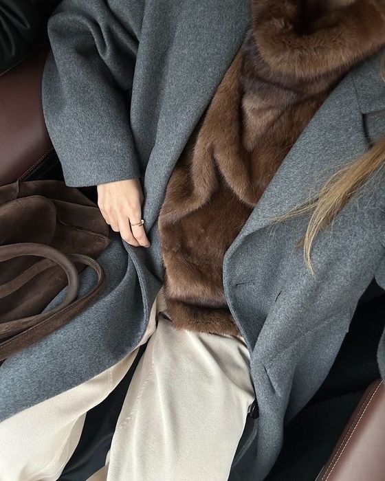 Стильная теплая манишка новая