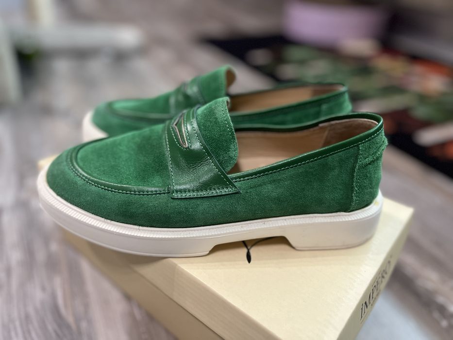 Дамски обувки естествена кожа и велур