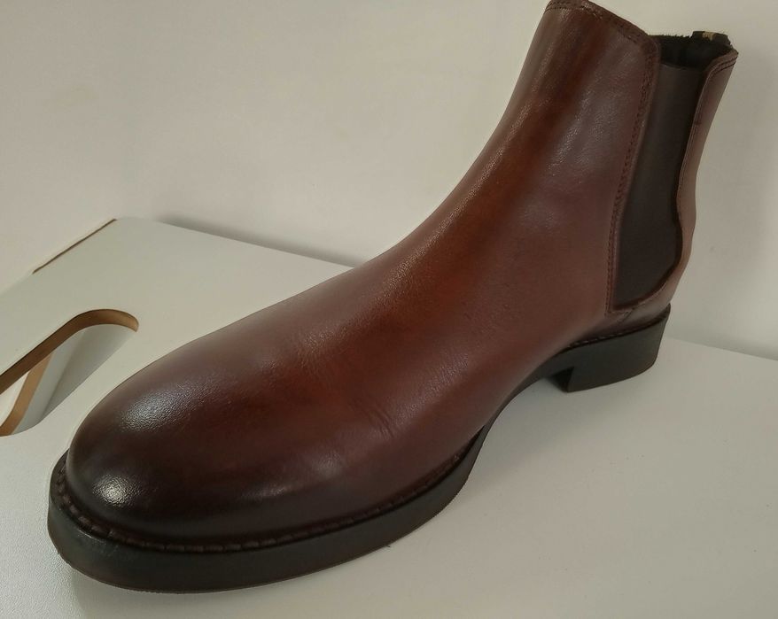Ghete chelsea premium Mantinique 44 piele naturala moale