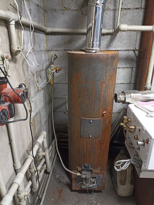 Печка котел газовый