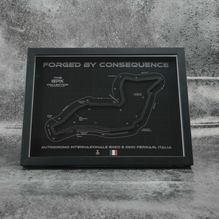 Imola – Hartă 3D circuit Formula 1 Emilia-Romagna GP • GPX Collection