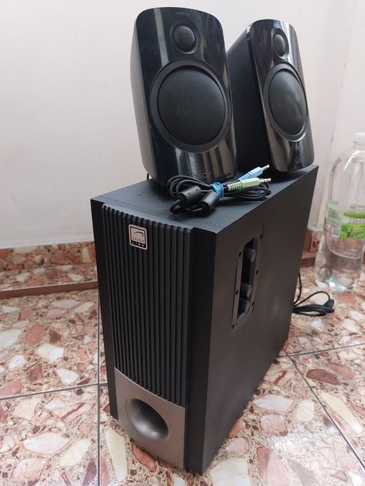 Sistem boxe 2.1 SpeedLink 50w, subwoofer activ