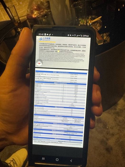 Телескопический погрузчик