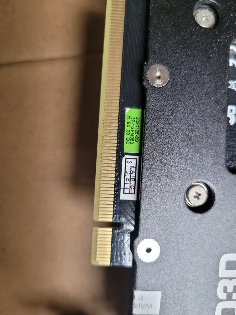 Видео карта Nvidia RTX 3050 8GB