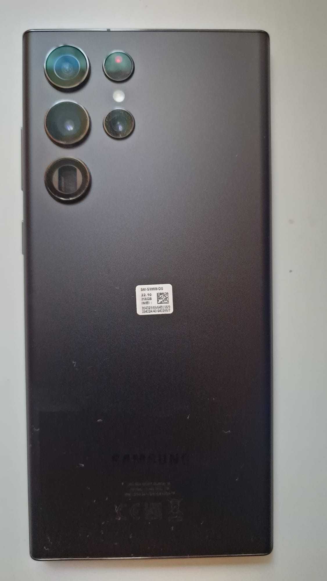 Samsung Galaxy S22 Ultra, 12GB RAM 256/512GB ROM negru/verde, la cutie