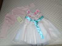 Rochita + bolero bebe pana la 1 an