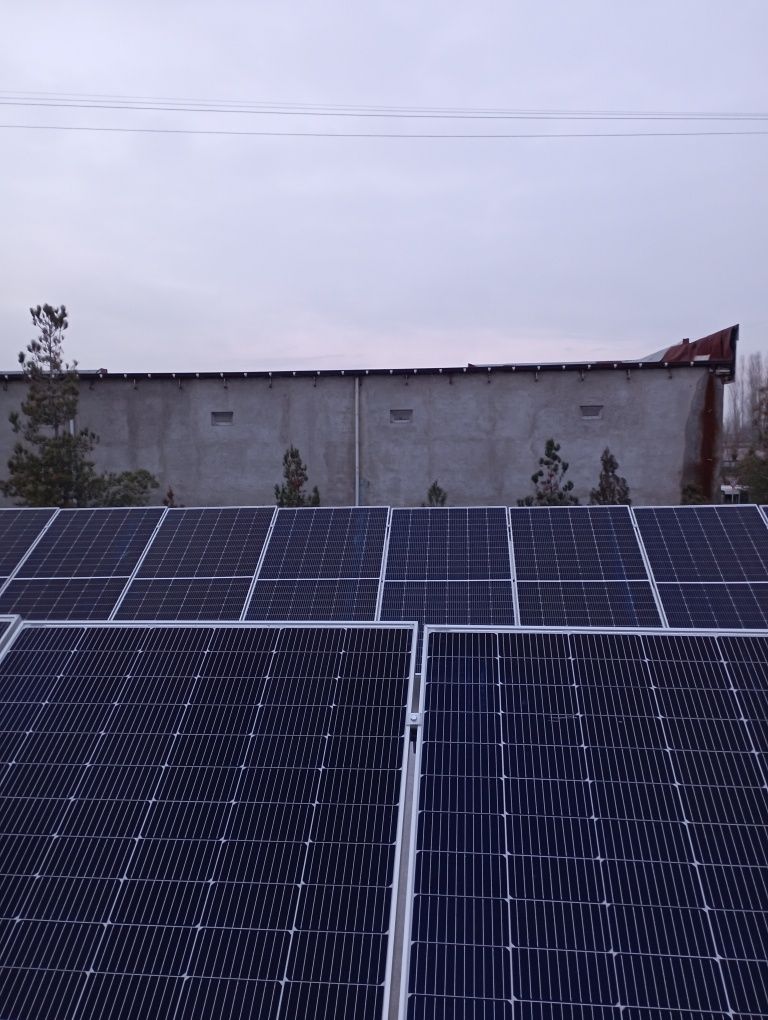 Установка фотоэлектрических (солнечных) электростанций