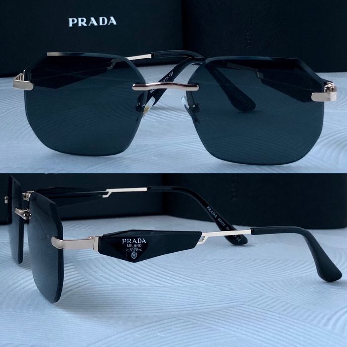 Дамски слънчеви очила осмоъгълни мъжки унисекс 2 цвята черни златни