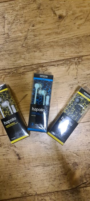Продам наушники проводные, вставные Hapollo