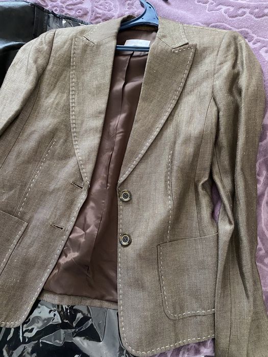 Брючный костюм из хорошего лена