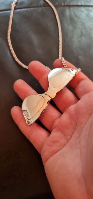 pandant ochelari argint