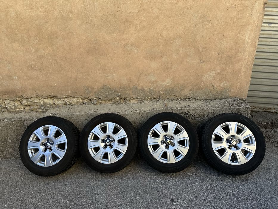 5x112 VW със зимни гуми Continental 205/60/16