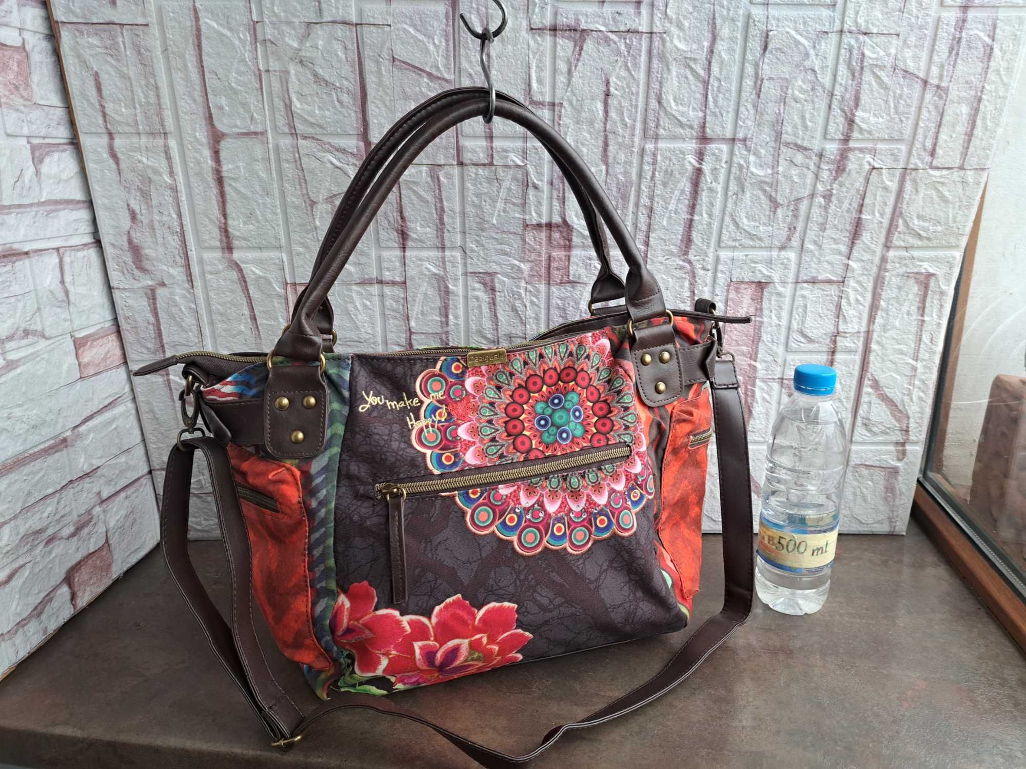 дамска чанта Desigual,маркова текстилна чанта