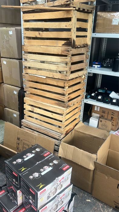 Ящики деревянные, корзины деревянные