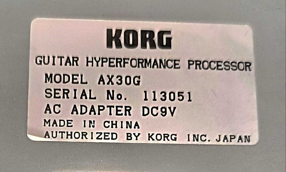 Procesor multiefect Korg AX30G (pentru chitară electrică )