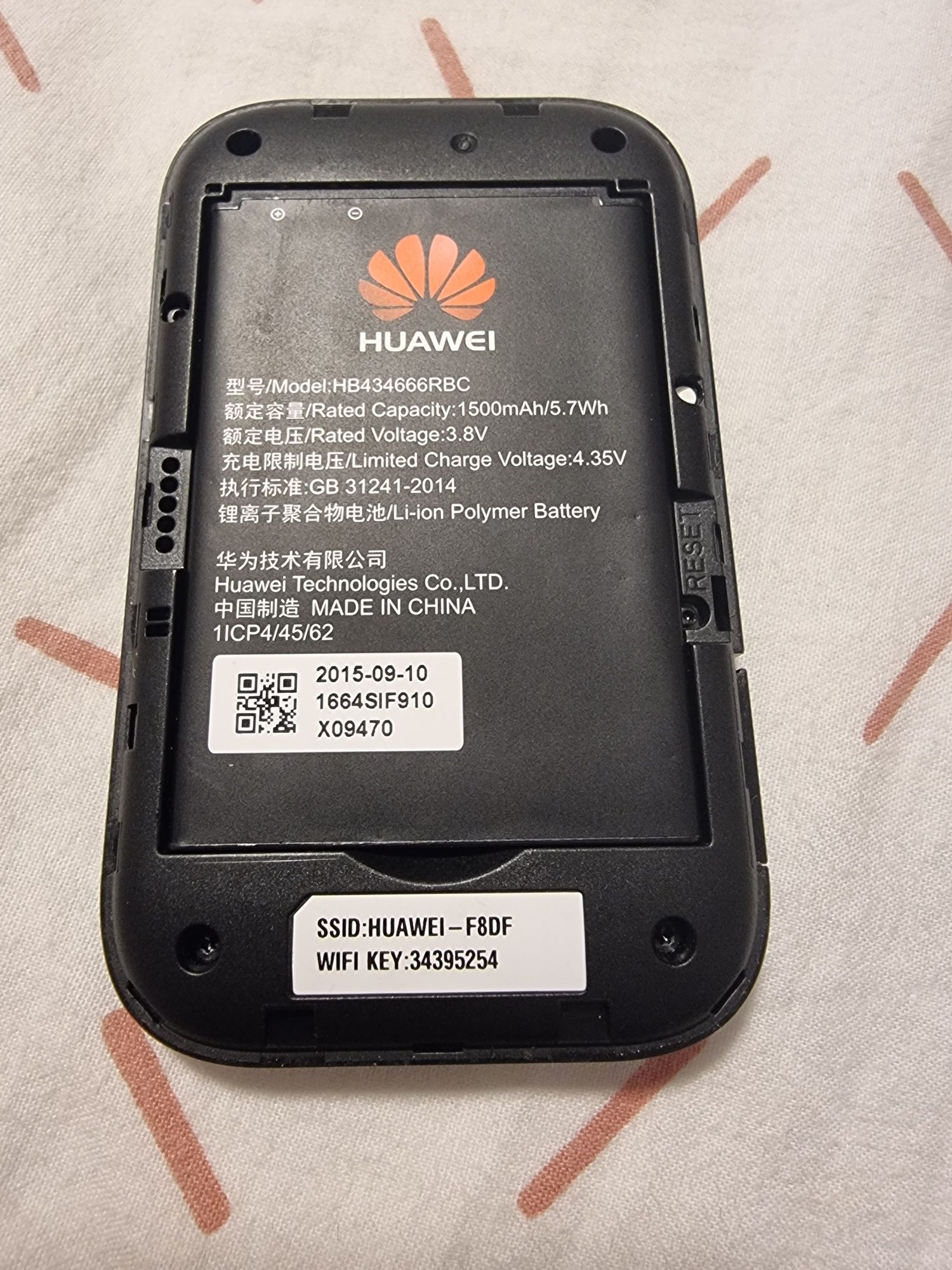 Modem portabil Huawei HB434666RBC 4G