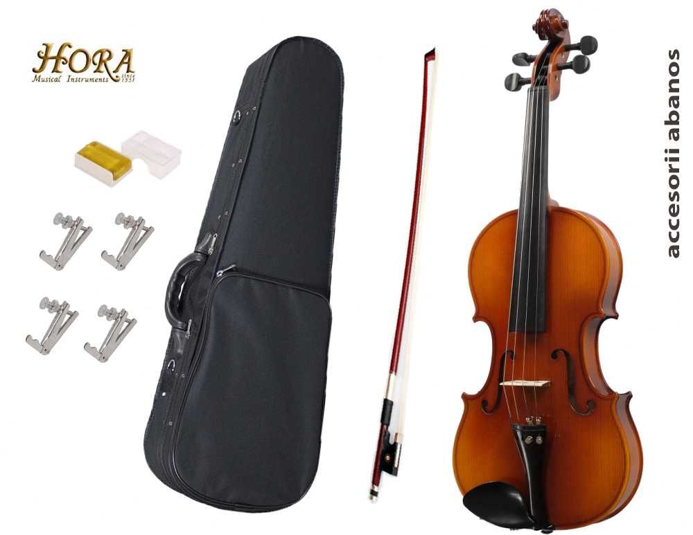 Vioara Hora Reghin 4/4 STUDENT accesorii abanos Set 1