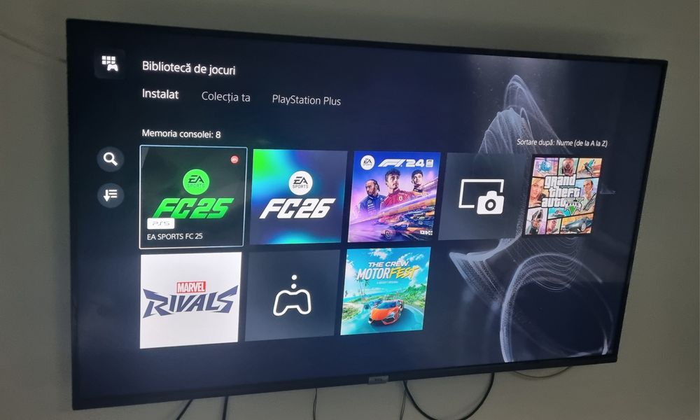 Play station 5 cu 2 manete cont ps plus si ultimate team fifa 26