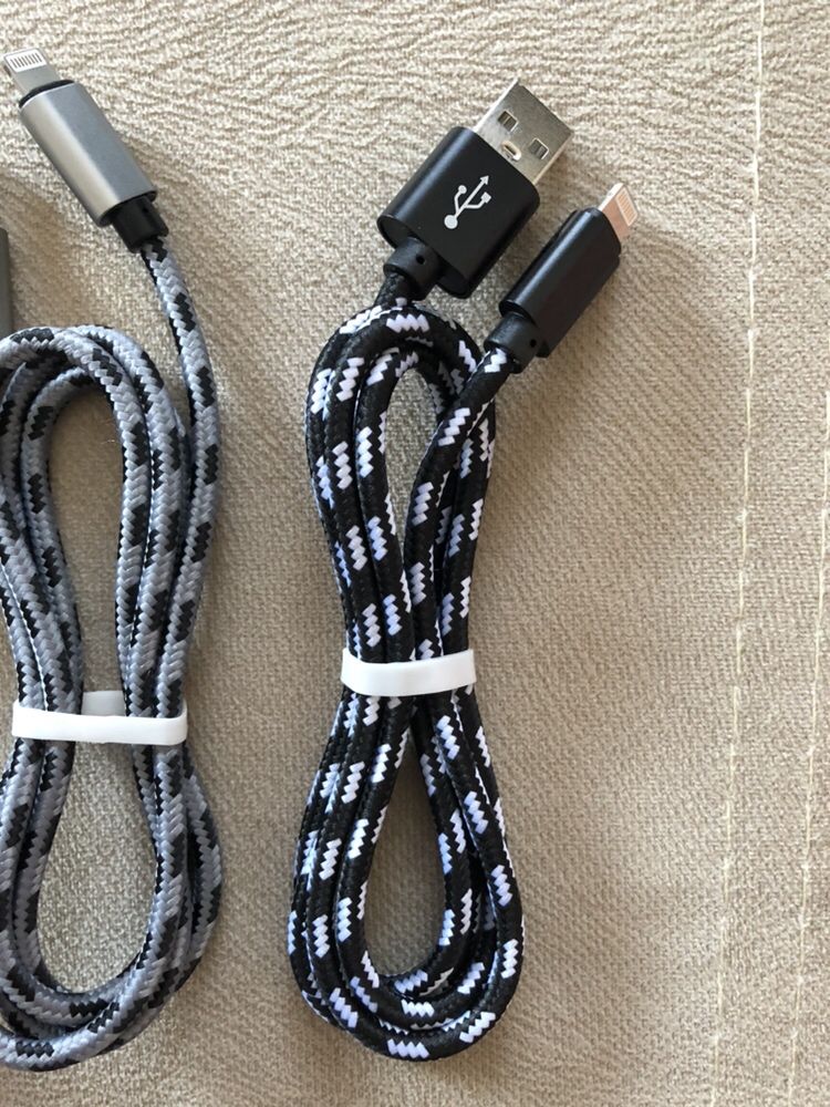 Продавам марков кабел за iPhone lightning data cable 1m oплетен